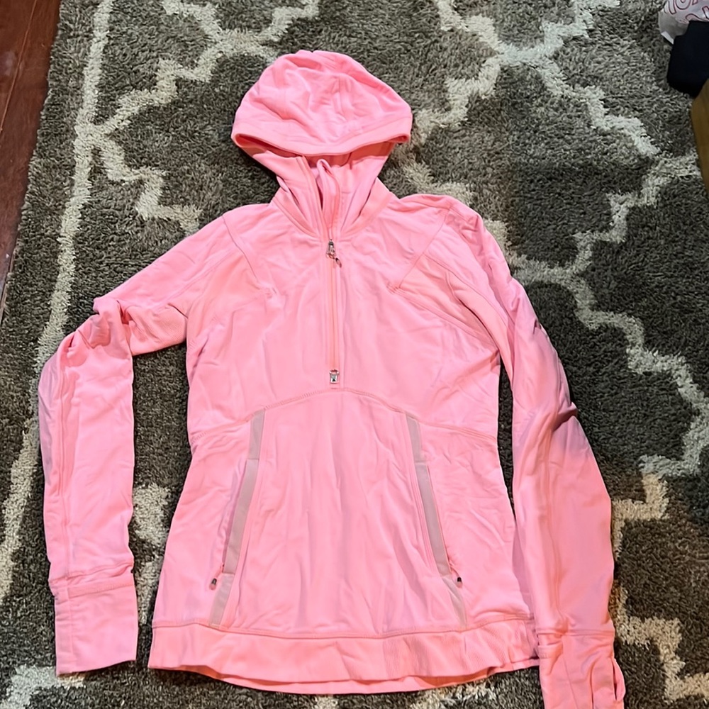 Lululemon pink half zip hoodie size small